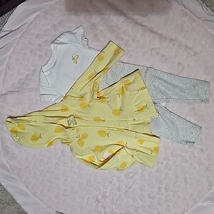 🍋 lemon 3 piece set NWOT